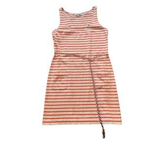 Boden sheath sleeveless tank dress striped sz 4